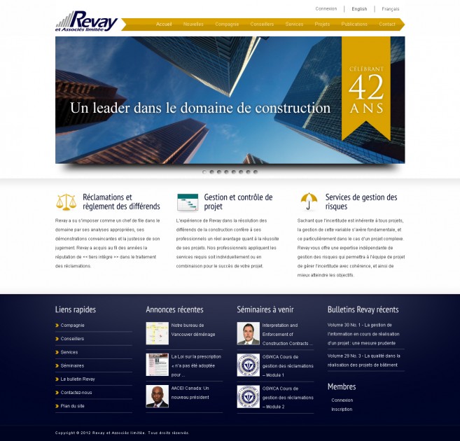 Revay - Home - French